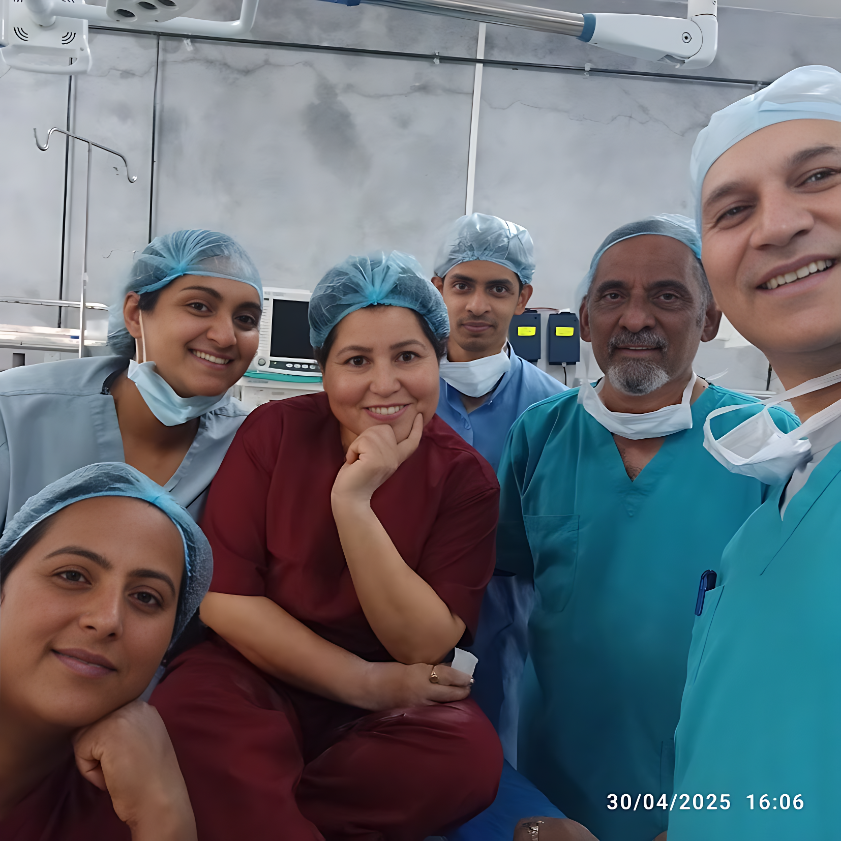 Medical professionals in training